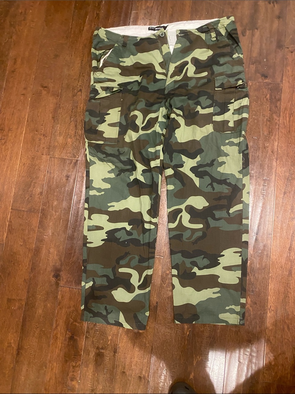 Camo Cargo Pants - Green/Brown Camouflage